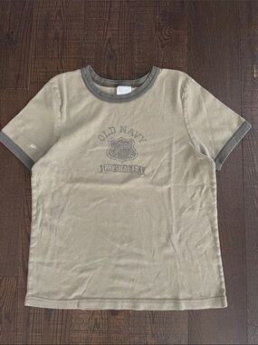 Vintage old navy ringer baby doll t shirt